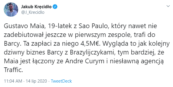 PRZEDZIWNY TRANSFER w wykonaniu Barcelony xD